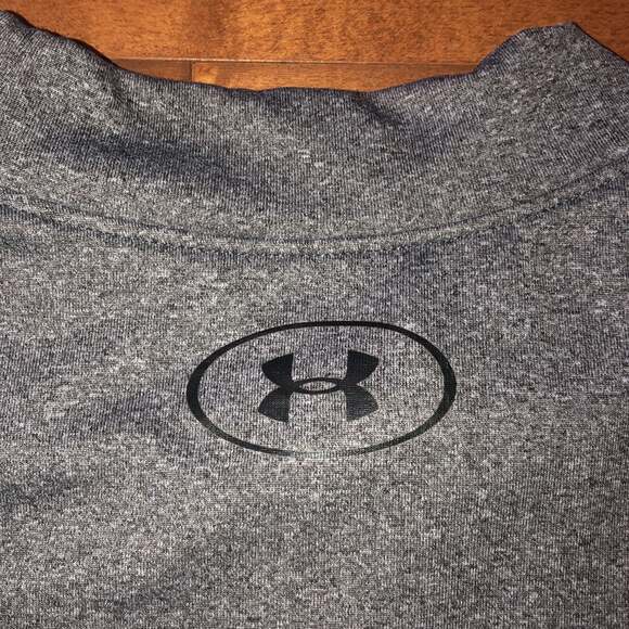 Under Armour Men's ColdGear® Armour Fitted Mock Long Sleeve charcoal size XL - Picture 9 of 9